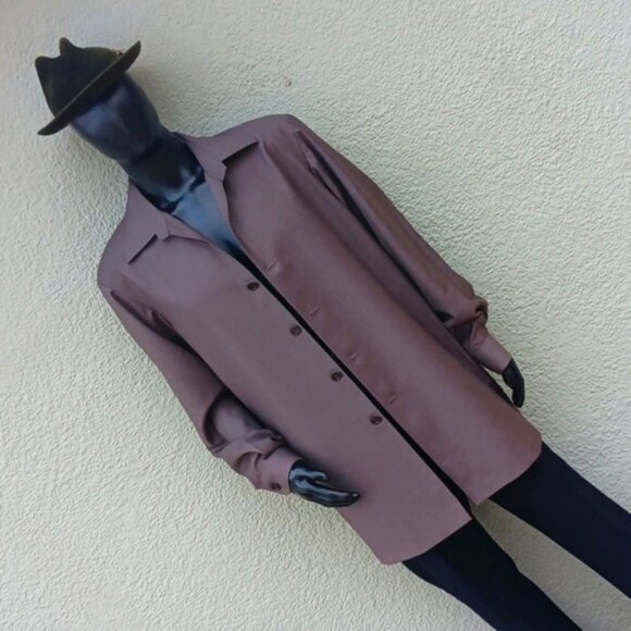 BOSS, HUGO BOSS MEN'S VINTAGE (5) BUTTON LUXURY LIGHT TRENCH COAT